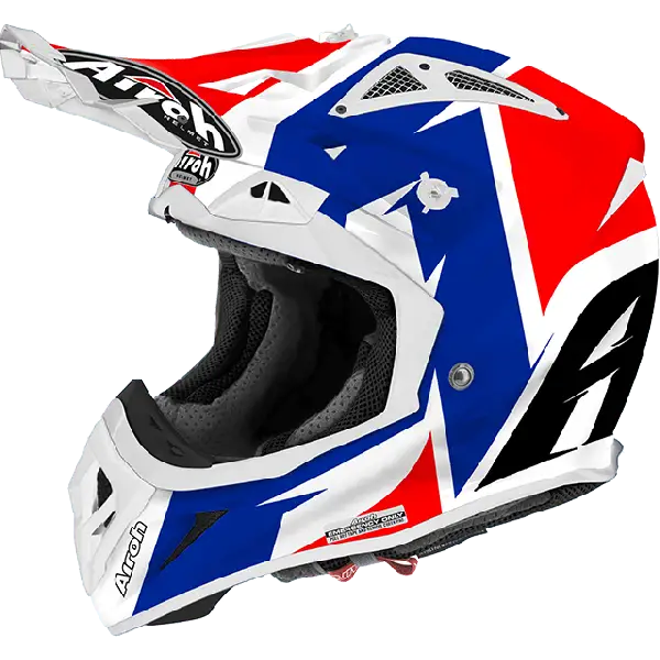 Casco cross Airoh Aviator 2.2 Steady lucido