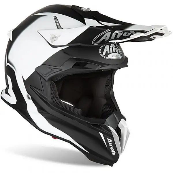 Casco cross Airoh Terminator Open Vision Slider in fibra Nero Opaco