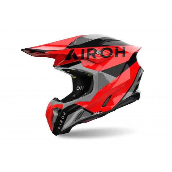 Casco cross Airoh TWIST 3 KING Rosso lucido