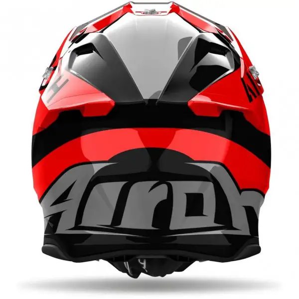 Casco cross Airoh TWIST 3 KING Rosso lucido