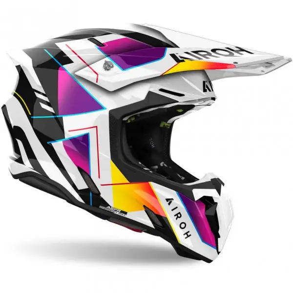Casco cross Airoh TWIST 3 RAINBOW lucido