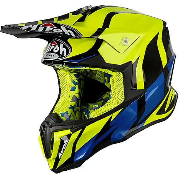 Casco cross Airoh Twist Great Giallo Lucido