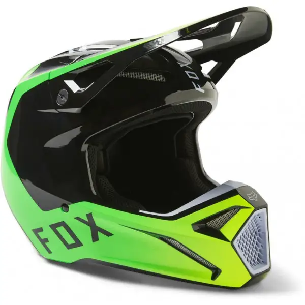 Casco cross Fox Racing V1 Dpth Nero Verde