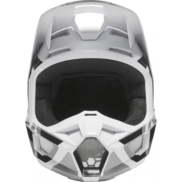 Casco cross Fox Racing V1 LUX Nero Bianco