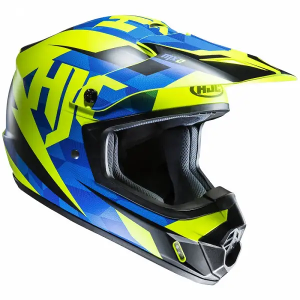 Casco cross HJC CS-MX II DAKOTA MC2SF Giallo Blu