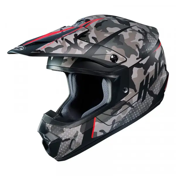 Casco cross HJC CS-MX II SAPIR MC1SF camouflage Marrone