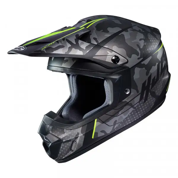 Casco cross HJC CS-MX II SAPIR MC3HSF Camouflage Nero