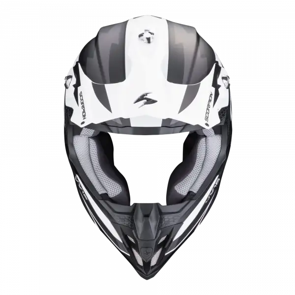 Casco cross Scorpion VX 16 EVO AIR SLANTER Nero Argento