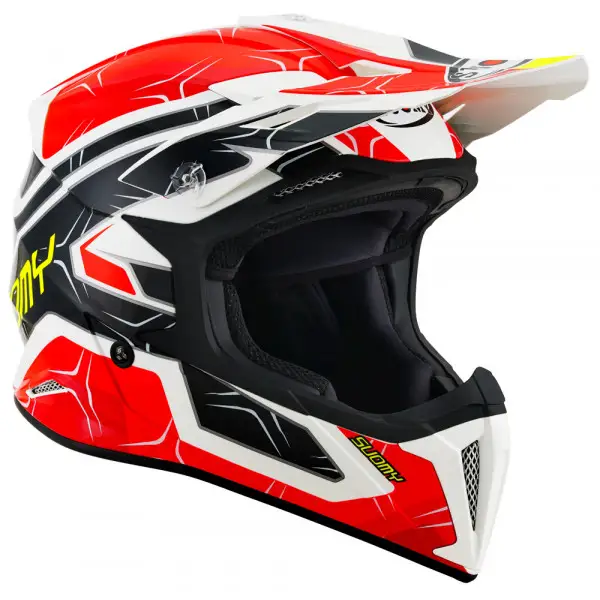 Casco cross Suomy X-WING SUBATOMIC Nero Rosso