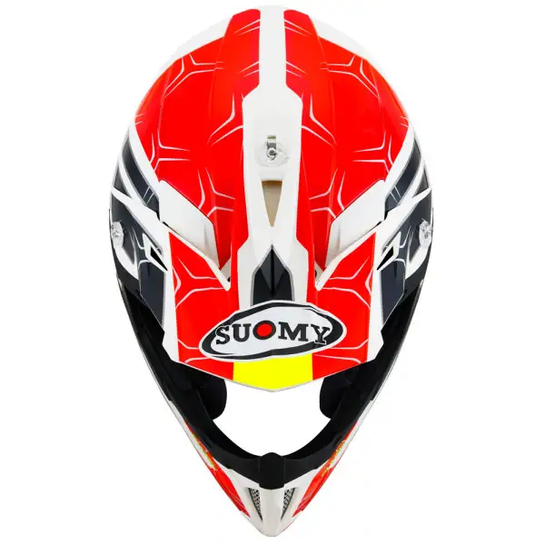 Casco cross Suomy X-WING SUBATOMIC Nero Rosso