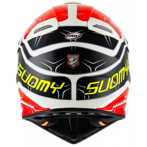 Casco cross Suomy X-WING SUBATOMIC Nero Rosso