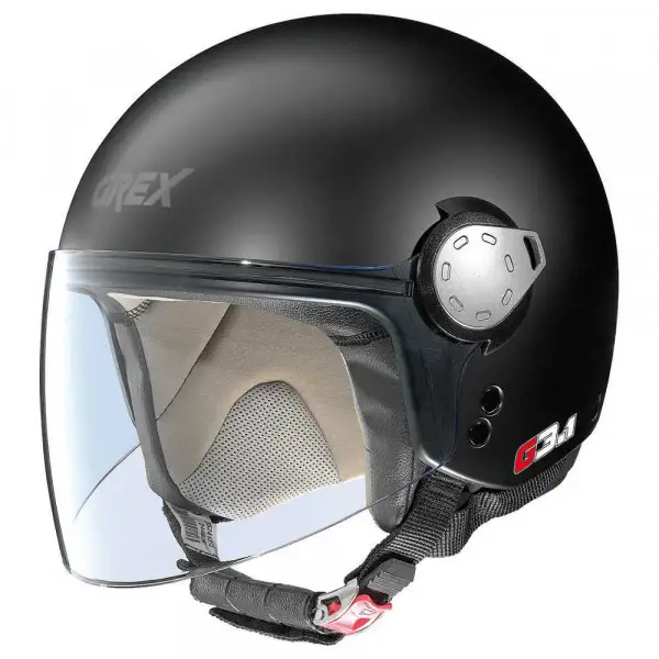 Casco demi-jet Grex G3.1 Kinetic nero opaco