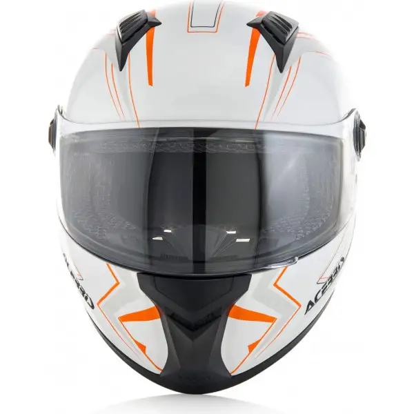 Casco integrale Acerbis FS-807 Bianco Arancio