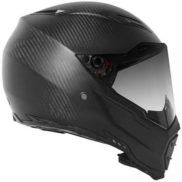 Casco integrale Agv AX-8 Naked Carbon Mono carbonio opaco