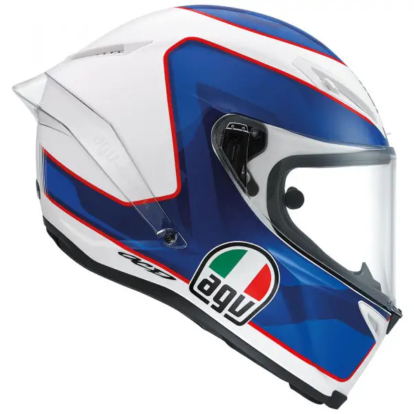 Casco integrale Agv Corsa Multi Horice bianco perla blu rosso