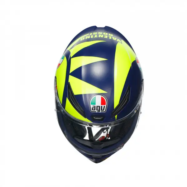 Casco integrale AGV K1 S  E2206 SOLELUNA 2018 Giallo blu