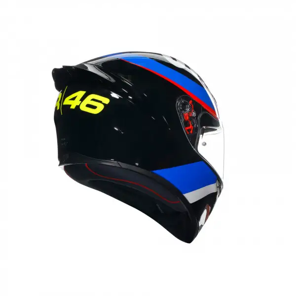 Casco integrale AGV K1 S  E2206 VR46 SKY RACING TEAM Nero Rosso