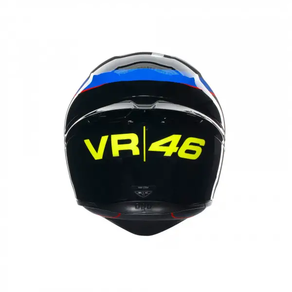 Casco integrale AGV K1 S  E2206 VR46 SKY RACING TEAM Nero Rosso