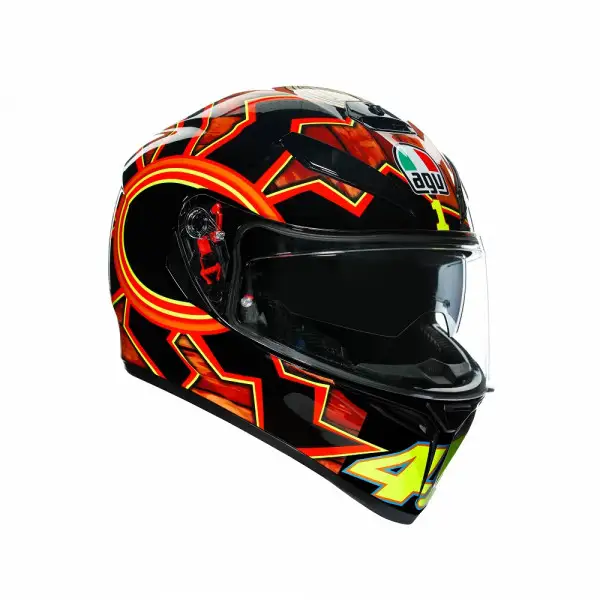 Casco integrale AGV K3 SV ROSSI MUGELLO 2004 Nero Rosso Giallo