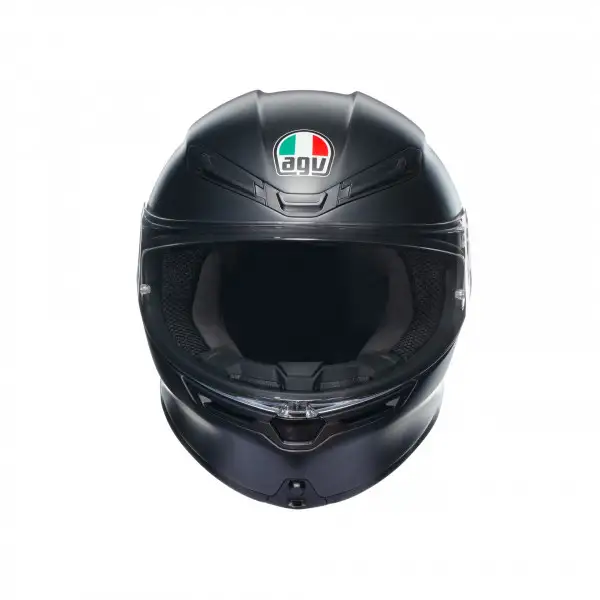 Casco integrale AGV K6 S  E2206 MPLK in fibra Nero Opaco