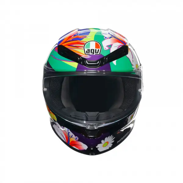 Casco integrale AGV K6 S  E2206 MPLK MORBIDELLI 2021 in fibra multicolor