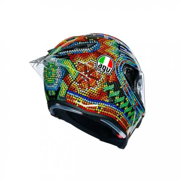 Casco integrale AGV Pista GP R Rossi Winter Test 2018 Limited Edition in carbonio Multicolor