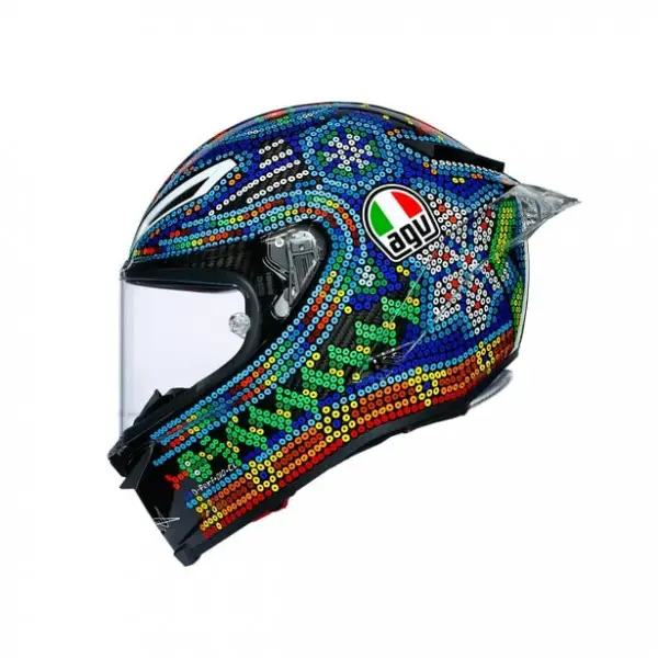 Casco integrale AGV Pista GP R Rossi Winter Test 2018 Limited Edition in carbonio Multicolor