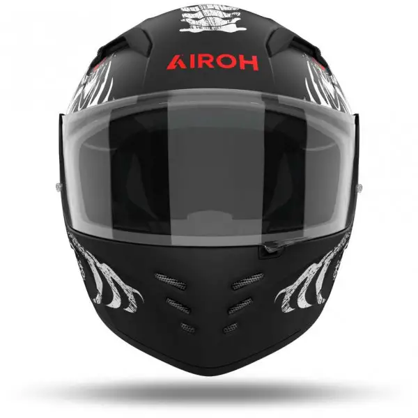 Casco integrale Airoh CONNOR MYTH Nero Bianco opaco