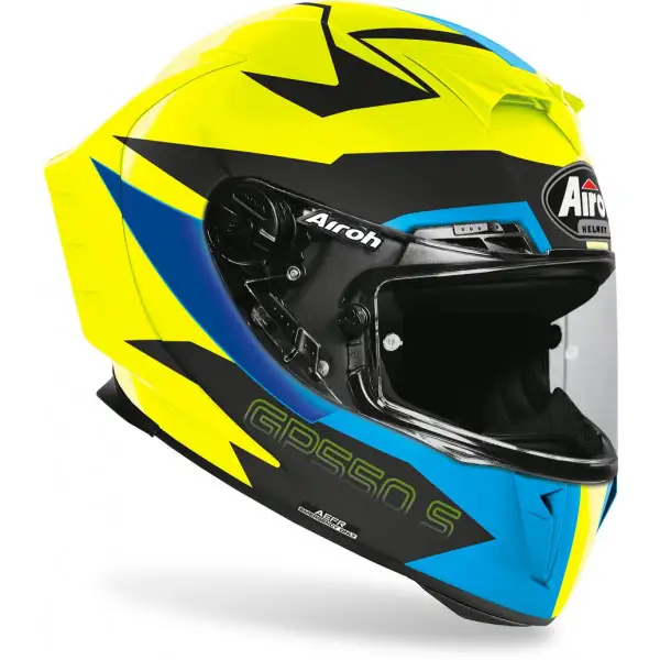 Casco integrale Airoh GP550 S Vektor in fibra Blu