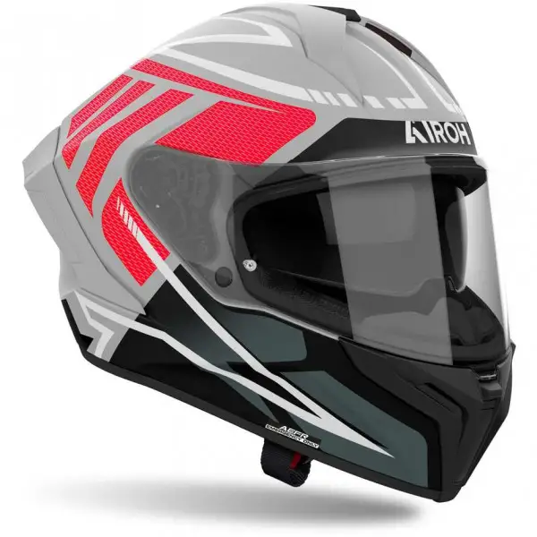 Casco integrale Airoh MATRYX RIDER in fibra Rosso opaco