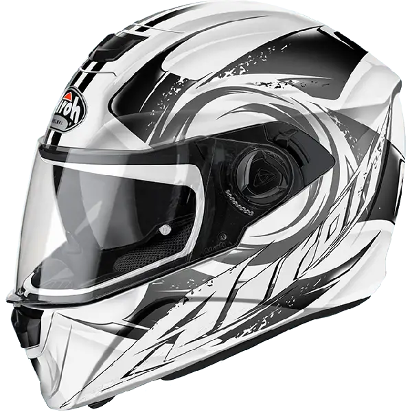 Casco integrale Airoh Storm grigio lucido bianco