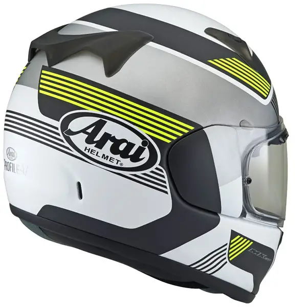 Casco integrale ARAI PROFILE-V COPY in fibra Giallo Fluo Nero Grigio