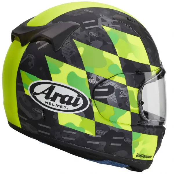 Casco integrale Arai PROFILE-V PATCH in fibra Giallo fluo