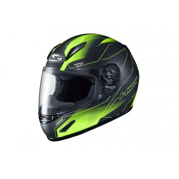 Casco integrale bambino HJC CL-Y TAZE MC4HSF Nero Verde