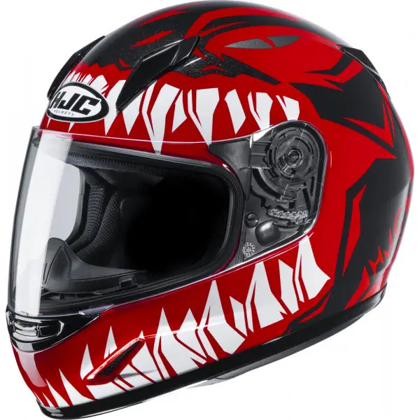 Casco integrale bambino HJC CL-Y ZUKY MC1 Rosso Biano Nero