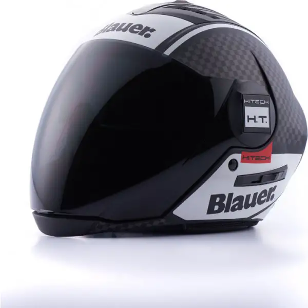 Casco integrale Blauer MYSTIC HT Nero Bianco Titanio