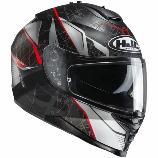 Casco integrale HJC IS-17 DAUGAVA MC1SF Nero Rosso