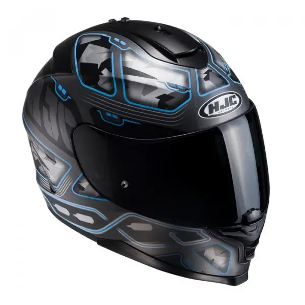 Casco integrale HJC IS-17 Uruk MC2SF nero grigio blu