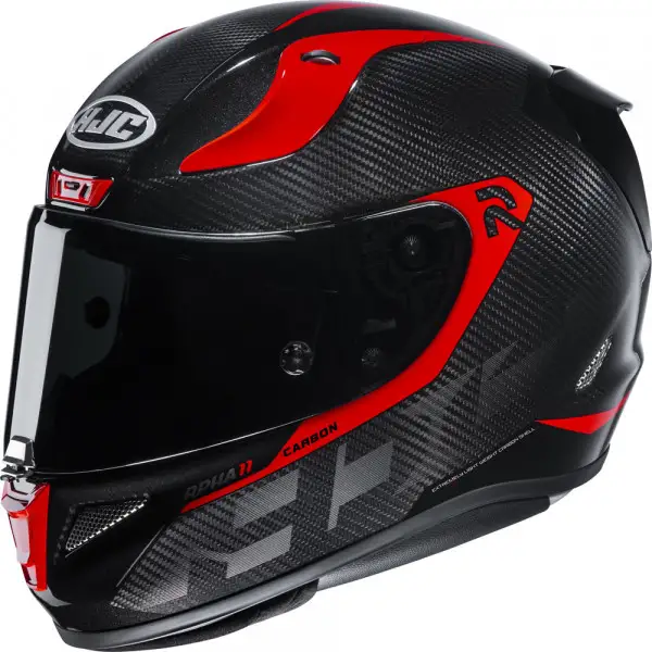 Casco integrale HJC RPHA 11 CARBON BLEER MC1 Carbonio Rosso