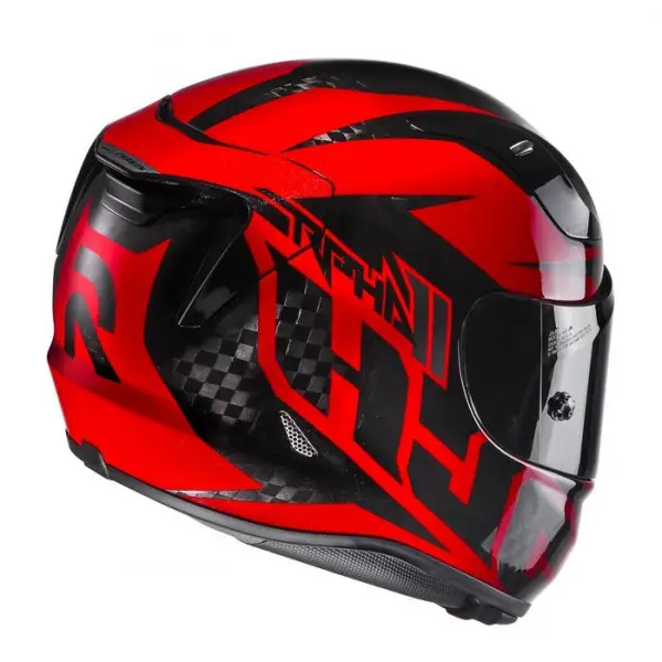 Casco integrale HJC RPHA 11 Carbon Lowin MC1 rosso nero