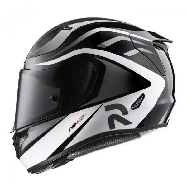 Casco integrale HJC RPHA 11 Vermo MC5 nero bianco grigio