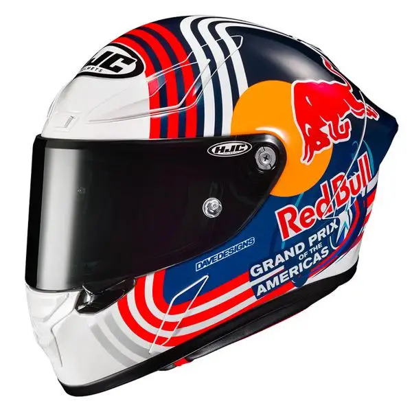 Casco integrale HJC RPHA 1 RED BULL  AUSTIN GP in fibra Multicolor