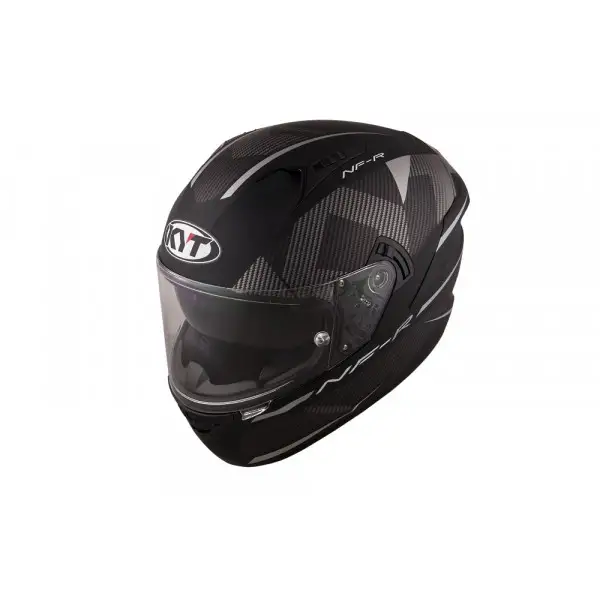 Casco integrale Kyt NF-R Logos grigio opaco