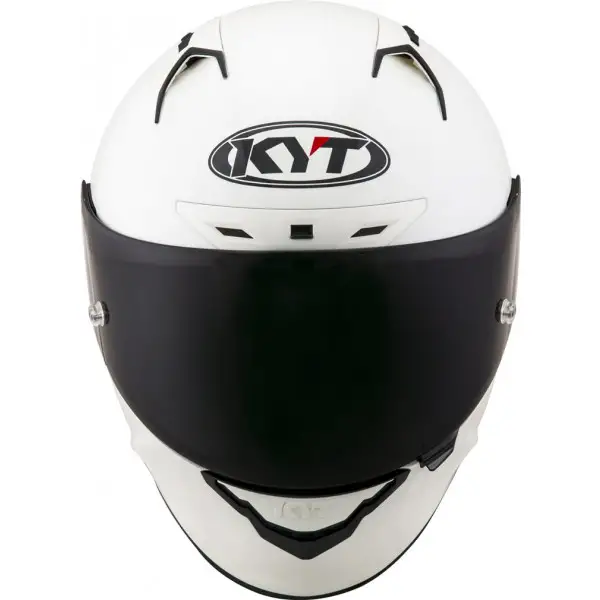 Casco integrale Kyt NX RACE PLAIN in fibra Bianco