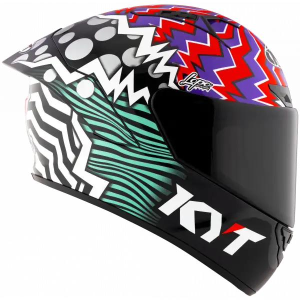 Casco integrale Kyt NZ RACE SAVADORI REPLICA E06 in fibra Multicolor