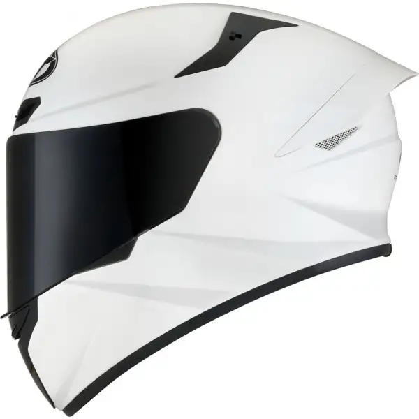 Casco integrale Kyt TT-COURSE PLAIN Bianco