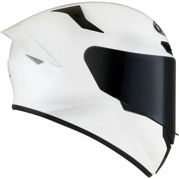 Casco integrale Kyt TT-COURSE PLAIN Bianco