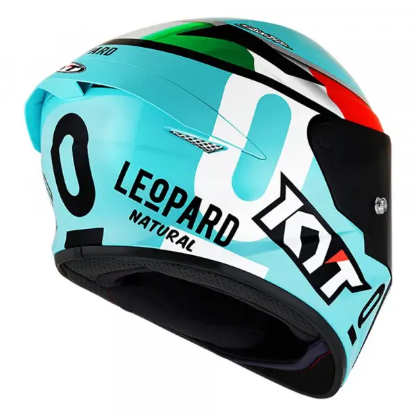 Casco integrale KYT TT-REVO LEOPARD REPLICA E06 Tricolore