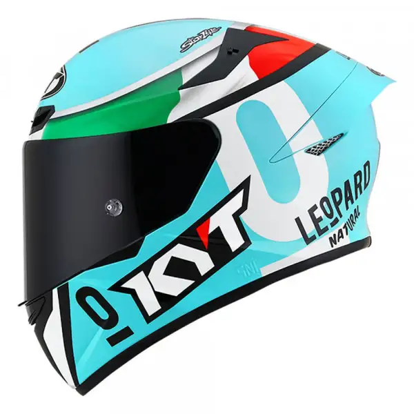 Casco integrale KYT TT-REVO LEOPARD REPLICA E06 Tricolore