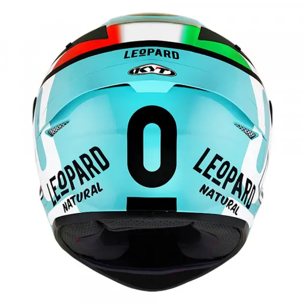 Casco integrale KYT TT-REVO LEOPARD REPLICA E06 Tricolore